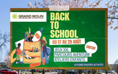 🎒 Back to School au Grand Moun : une rentrée pleine d’activités pour les enfants !